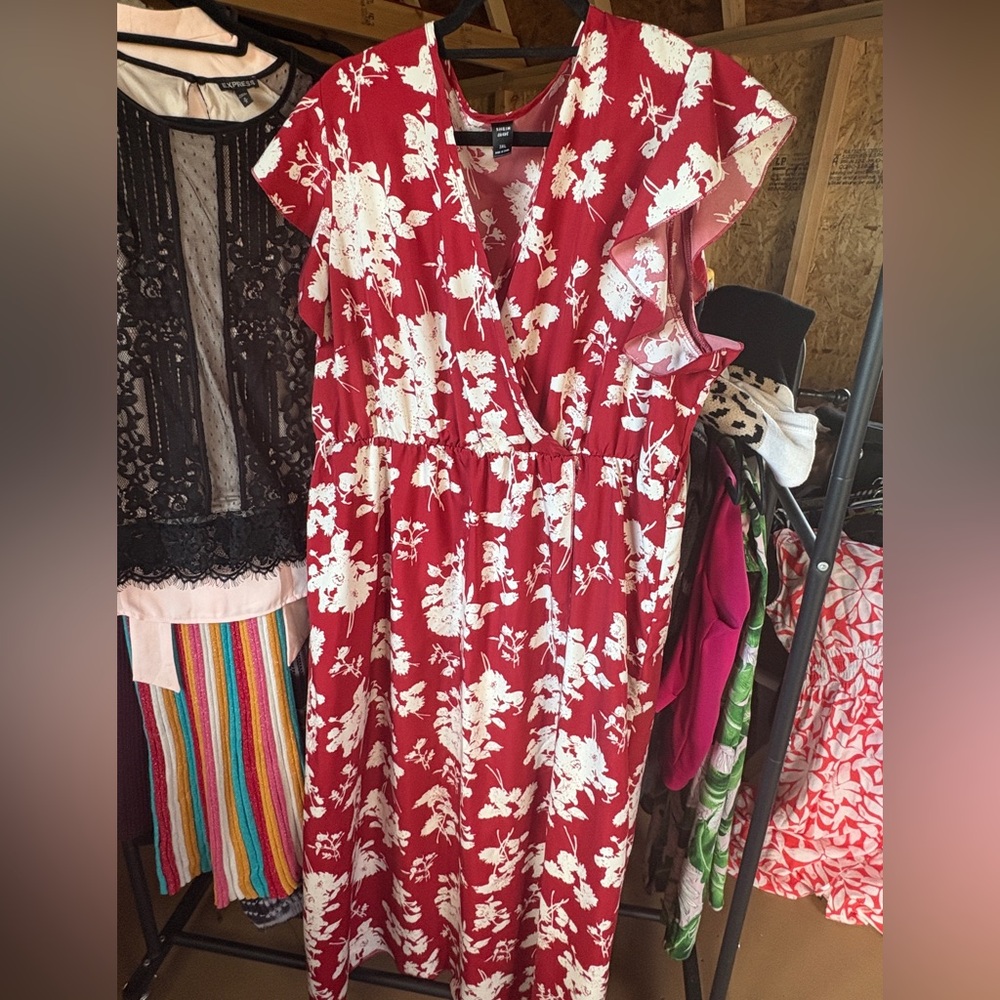 SHEIN Floral Maxi Dress